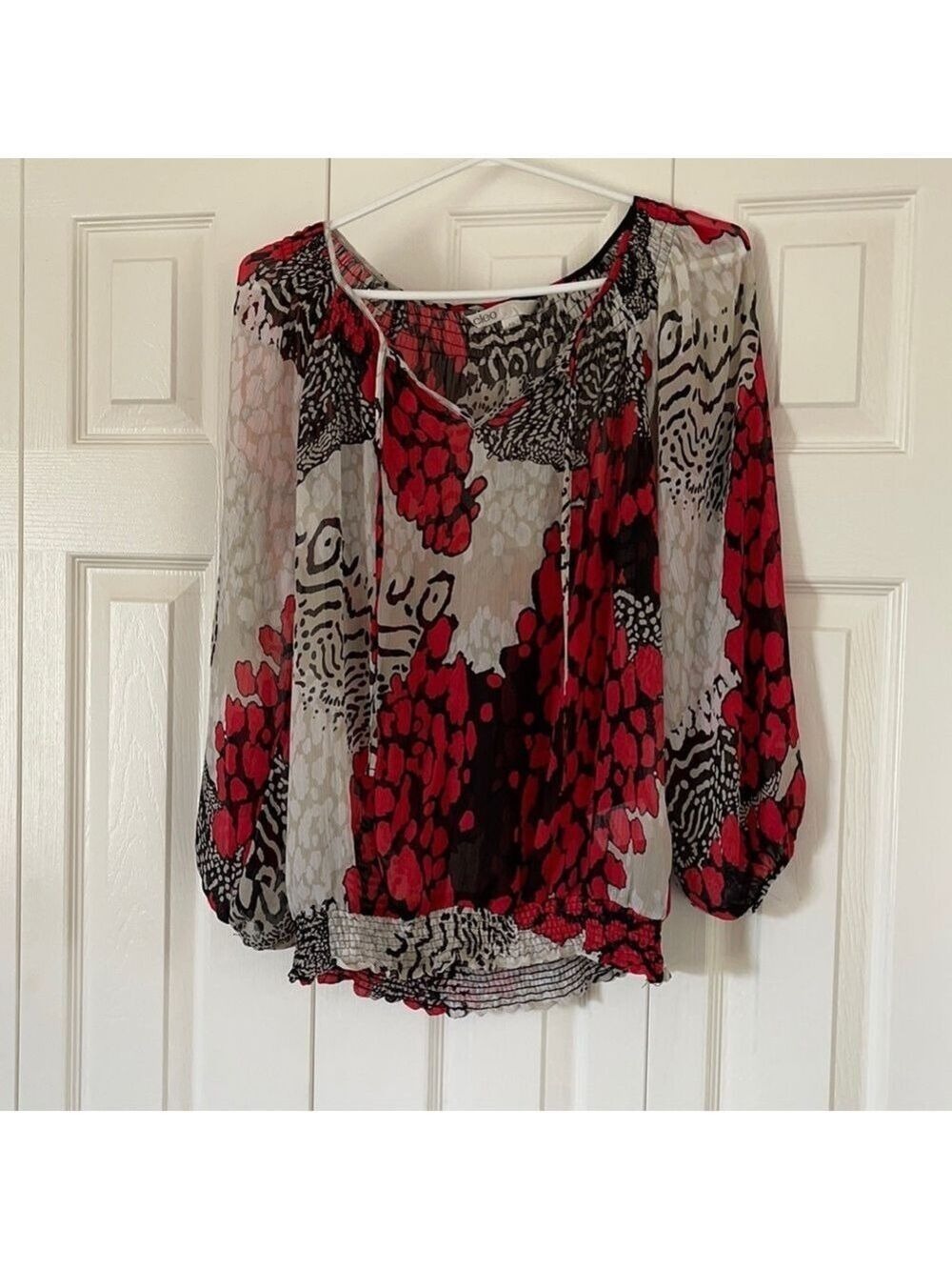 Cleo sheer blouse size S🔥🔥